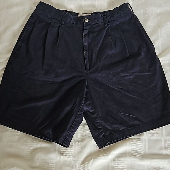 R&R Classic Men's Cotton Shorts Navy Blue Size 32 - Picture 2 of 16